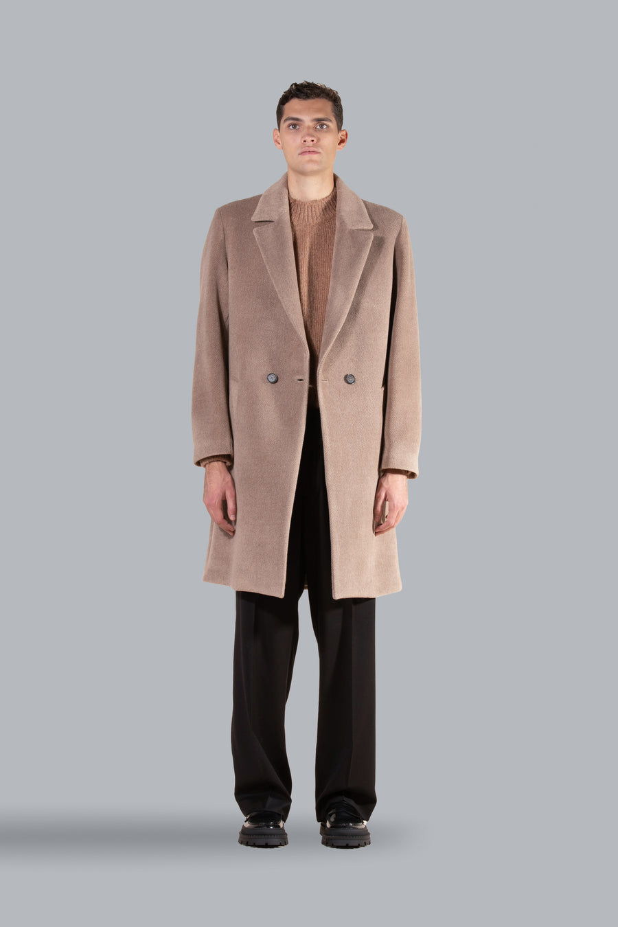 Cappotto oversize fit - Beige