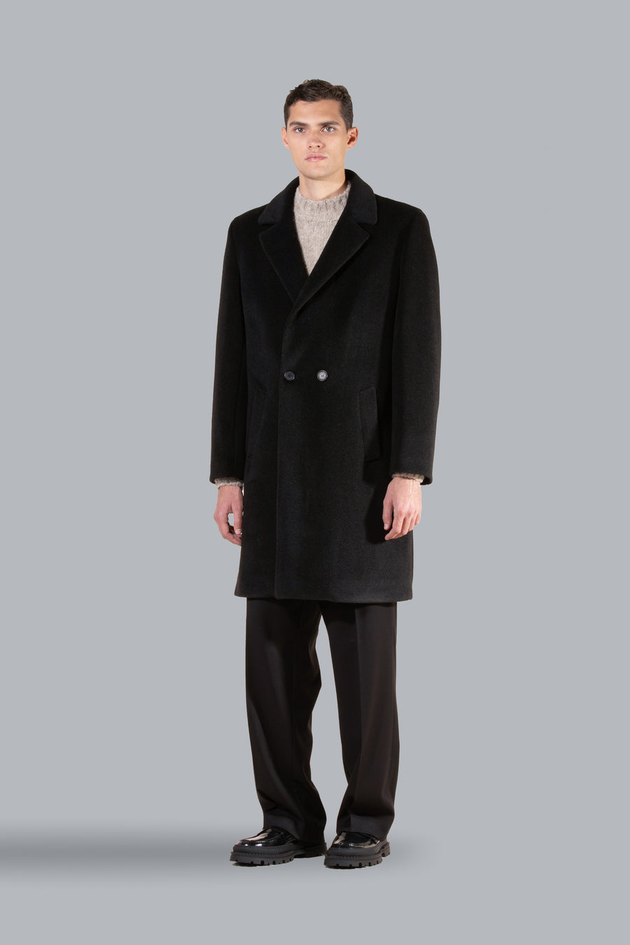 Cappotto oversize fit - Nero