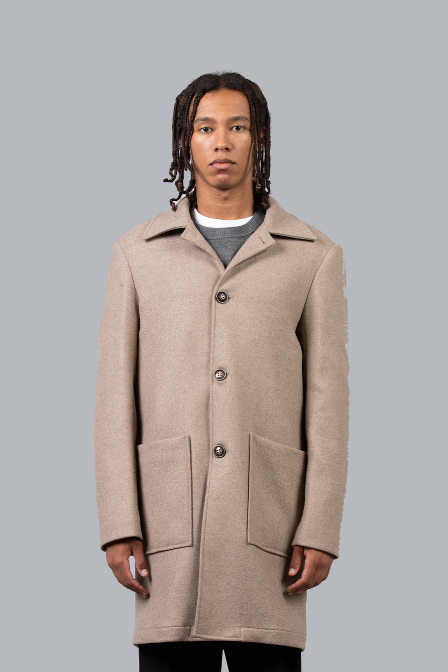 Cappotto monopetto - Beige